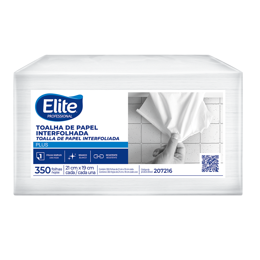 Papel Toalha Interfolhado Elite Plus Folha Simples